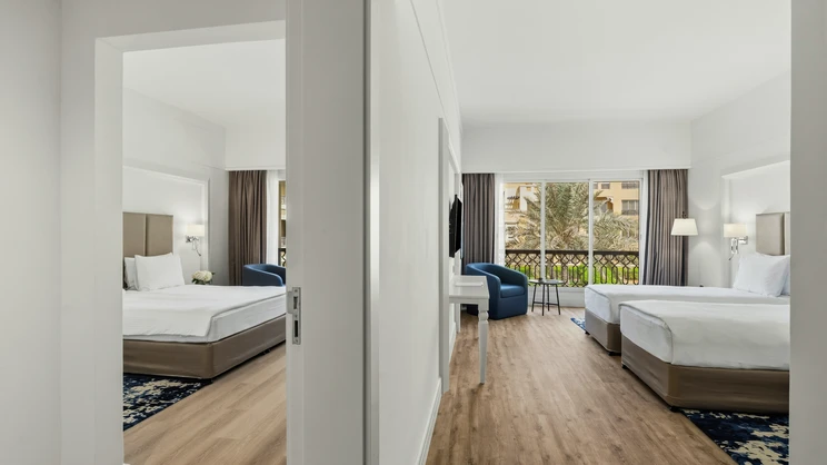 Two Bedroom Family Suite with Garden View